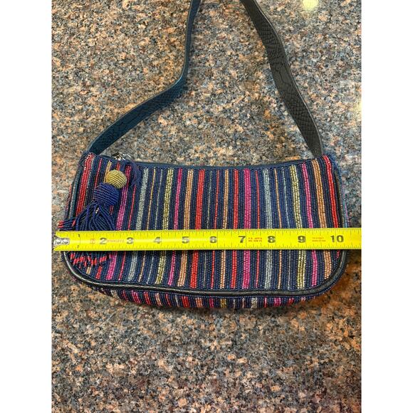 Roller Rabbit Navy Beaded Purse - Picture 7 of 14